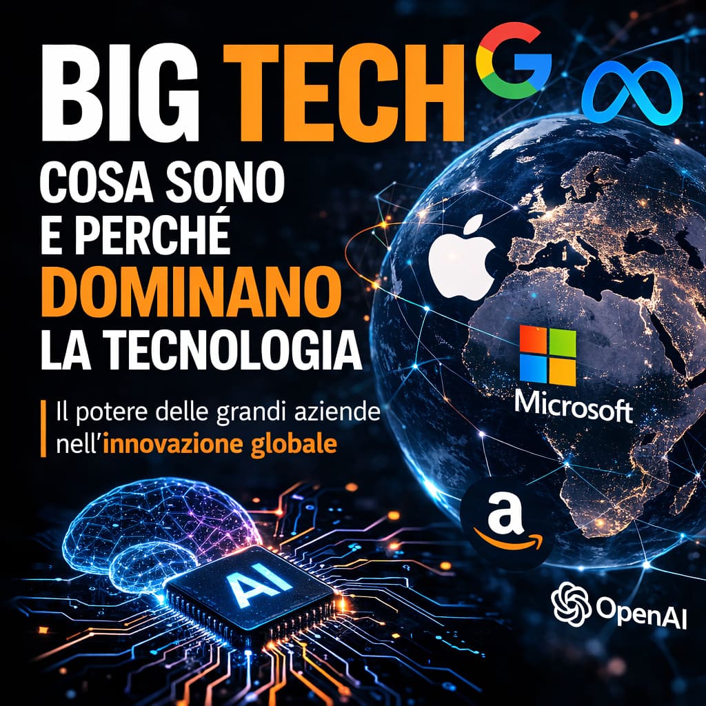 Big Tech: cosa sono e perché dominano la tecnologia