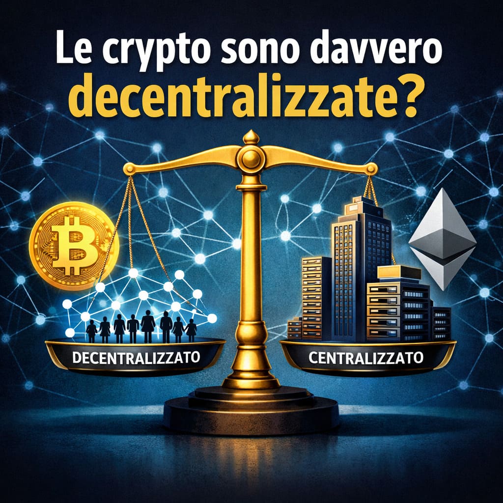 Le crypto sono davvero decentralizzate?